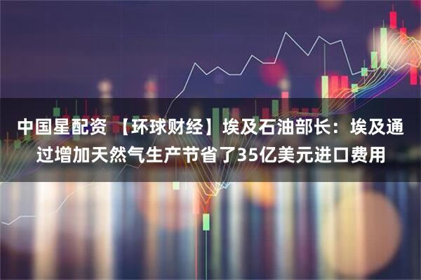 中国星配资 【环球财经】埃及石油部长：埃及通过增加天然气生产节省了35亿美元进口费用