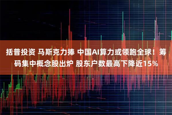 括普投资 马斯克力捧 中国AI算力或领跑全球！筹码集中概念股出炉 股东户数最高下降近15%